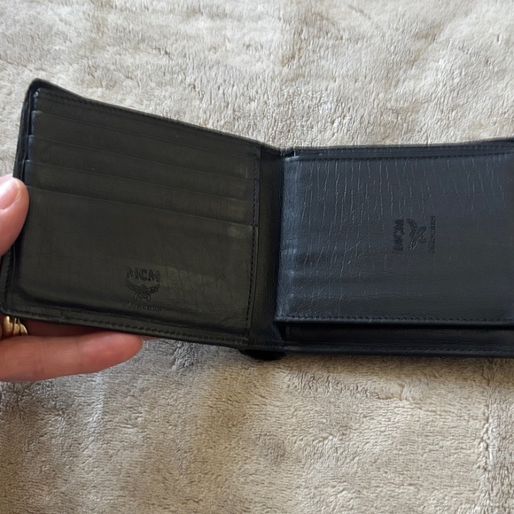 MCM Vintage  Black Leather Wallet - Picture 9 of 17